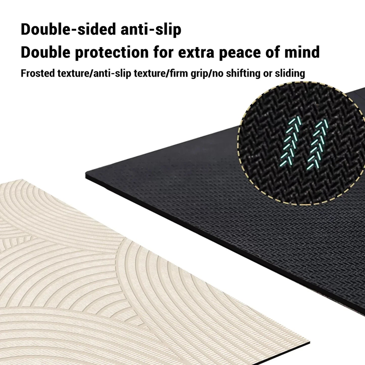 Non Slip Bathroom Rug Fast Drying Shower Mat