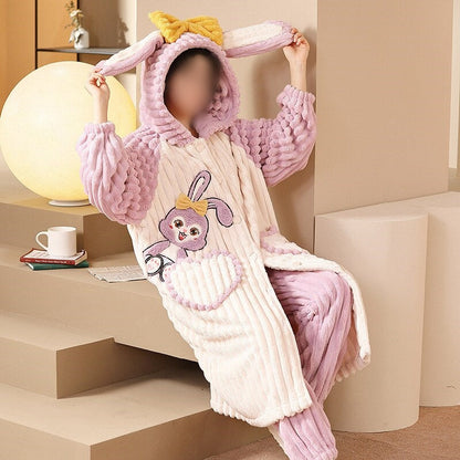 Cozy Plush Fleece Sleep Pajamas
