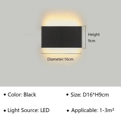 Stylish LED Wall Sconce with Soft White Light