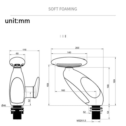 Colorful LED Touch Kitchen Faucet