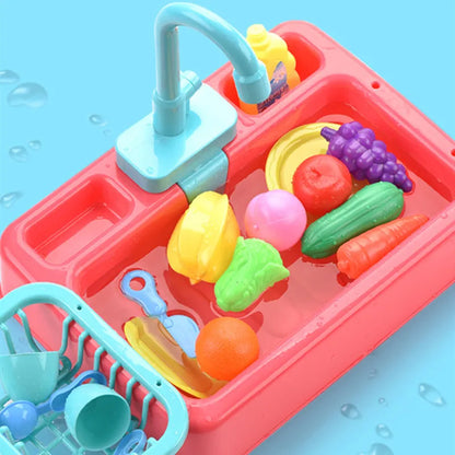 Colorful Kids Play Kitchen Water Table