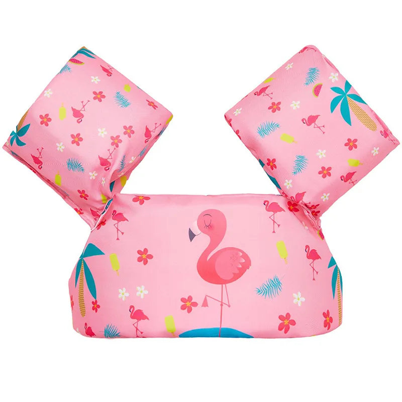 Kids Swim Vest with Arm Floats Adjustable Life Jacket