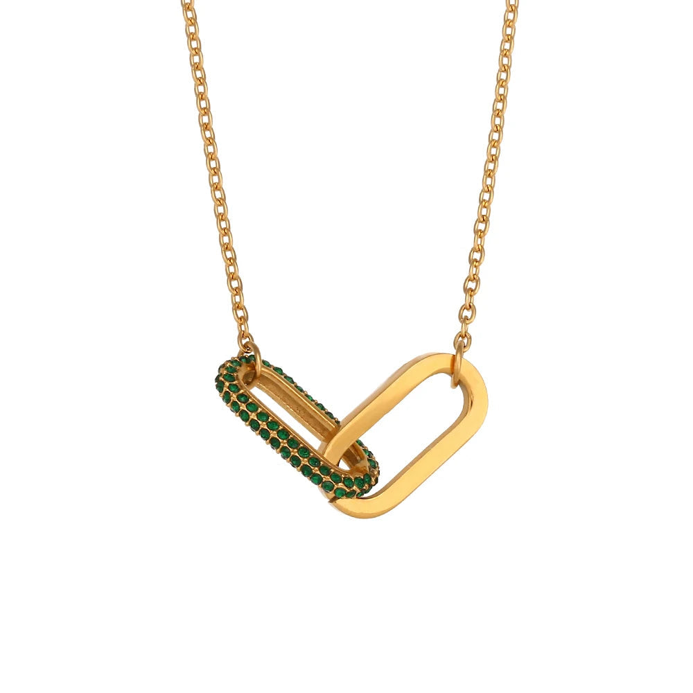 Beautiful Clip Chain Love Necklace