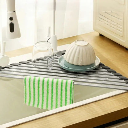 Non-Slip Corner Kitchen Shelf Organizer Rack
