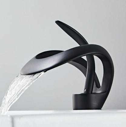 Contemporary Chrome Finish Sink Faucet