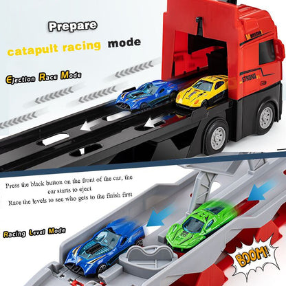 Big Foldable Racing Car Track Playset