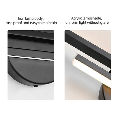 Bright Adjustable LED Wall Light with Soft Shade