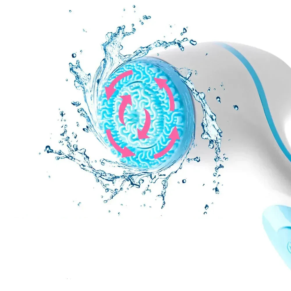 Compact Rechargeable Facial Cleansing Brush
