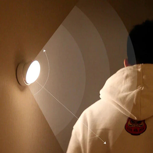 Bright LED Motion Night Light with Rotating Head - Luxicro