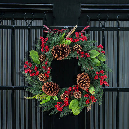 Beautiful Christmas Cranberry Door Wreath