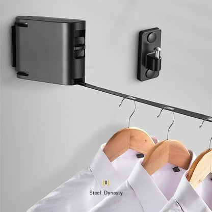 Space Saving Retractable Clothes Drying Line