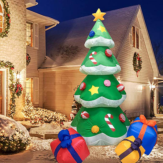 Big Outdoor Christmas Tree Light Display - Luxicro