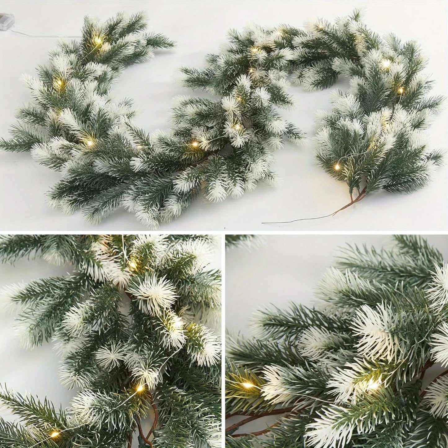 Bright Pine LED Holiday Garland