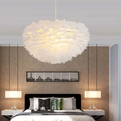 Simple White Pendant Light Fixture