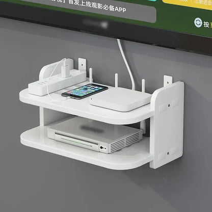 Space Saving Wireless Router Storage Shelf
