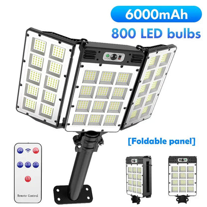 Bright Solar Powered Outdoor Wall Light with Motion Sensor