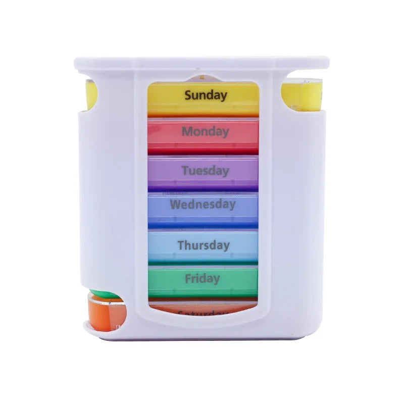 Daily Medication Planner with 28 Storage Compartments