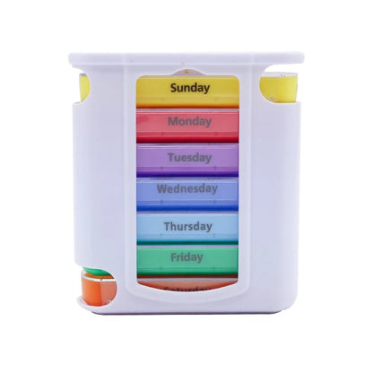 Daily Medication Planner with 28 Storage Compartments
