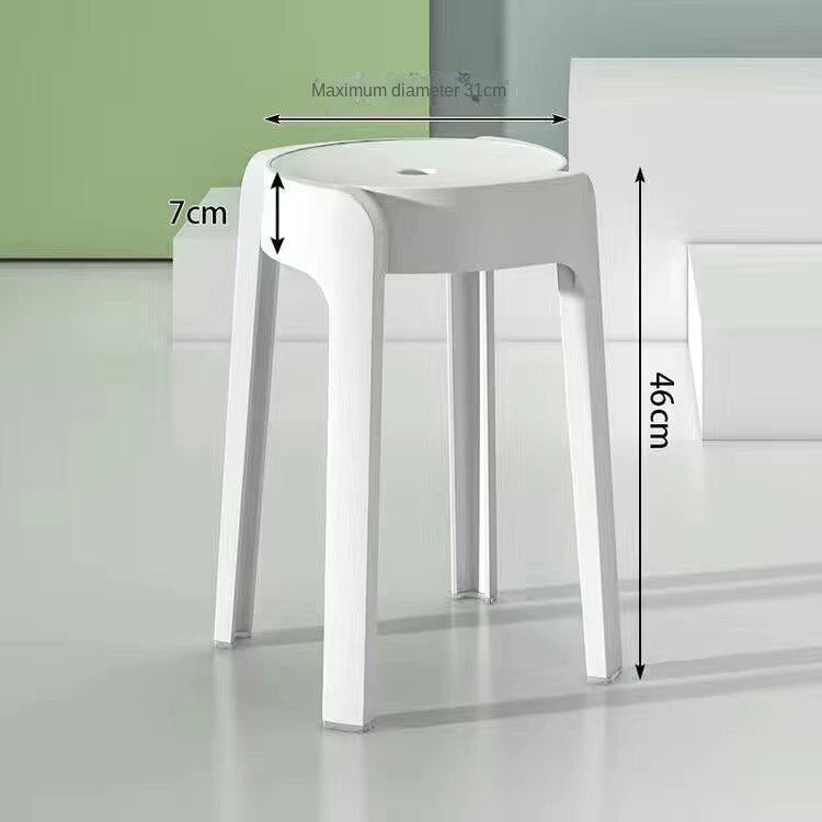 Compact Wood Kitchen Bar Stools