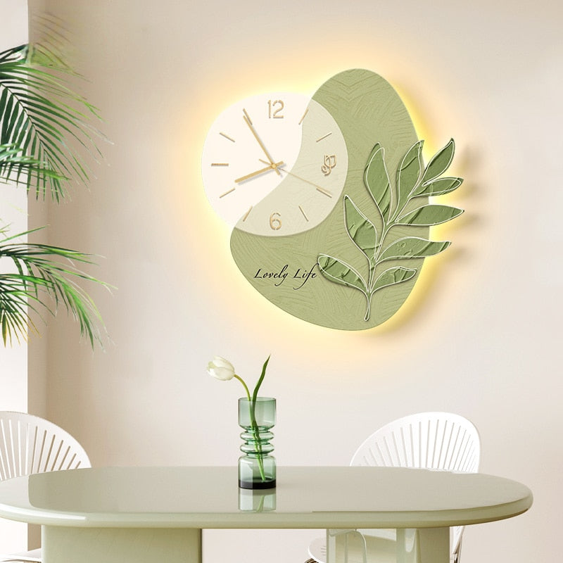 Thin Contemporary Quiet LED Wall Clock - Luxicro
