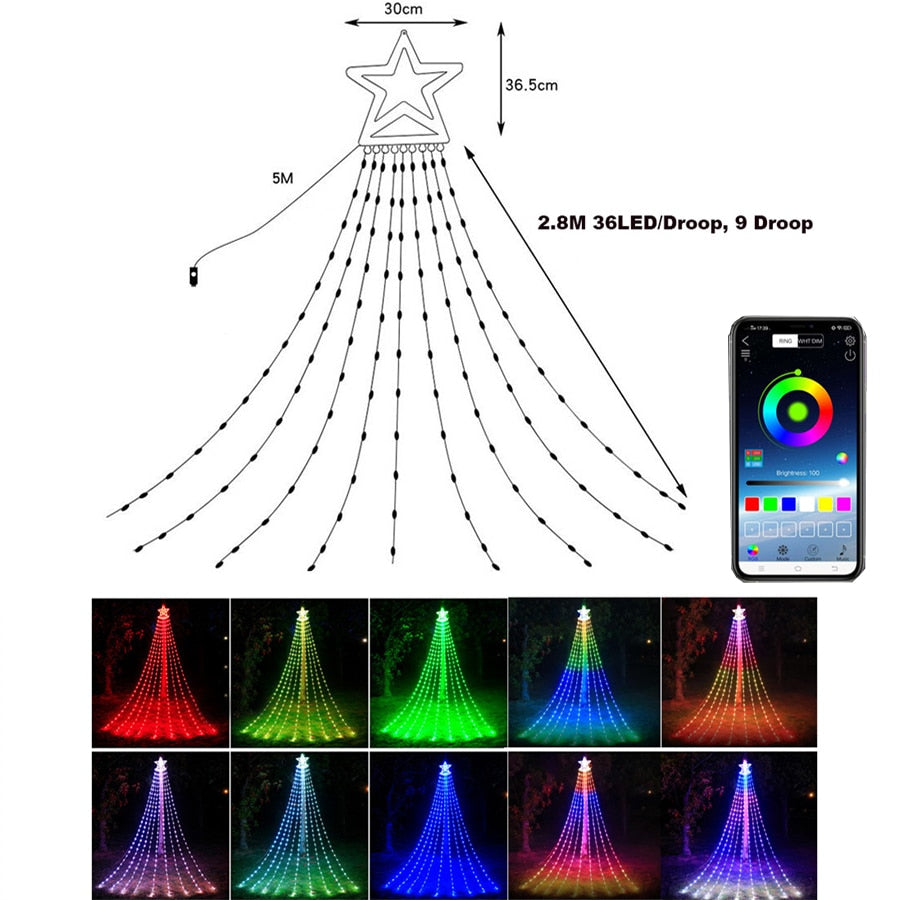 Vibrant LED Holiday String Lights