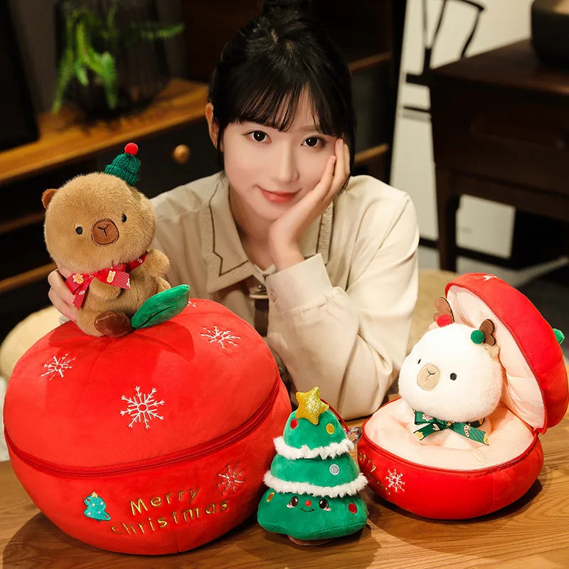Cozy Holiday Plush Toy Set
