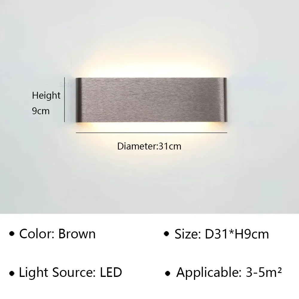 Stylish LED Wall Sconce with Soft White Light