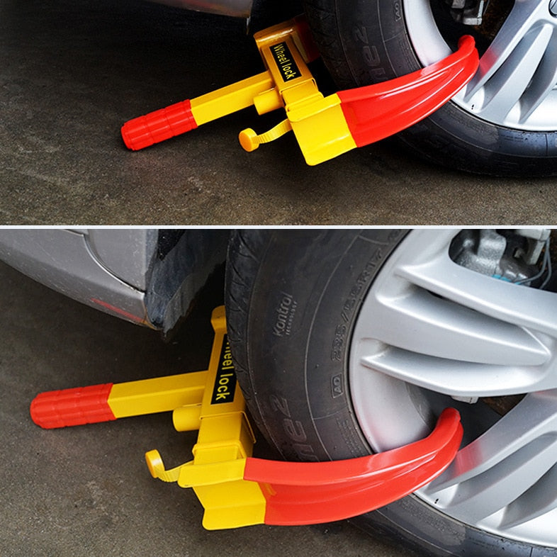 Strong Wheel Locking Security Clamp - Luxicro