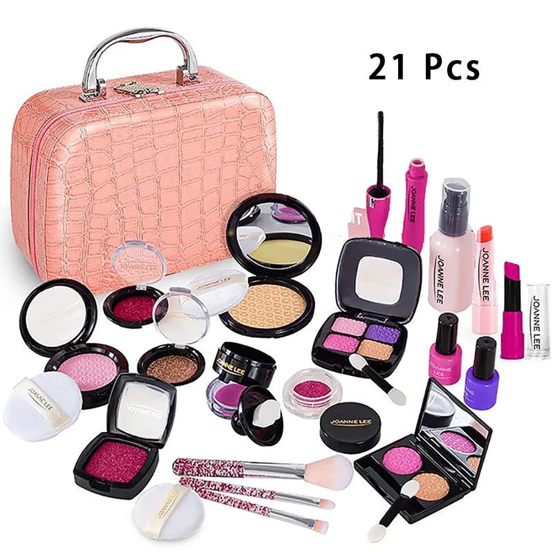 Fun Girls Makeup Kit With Lip Gloss Nail Polish