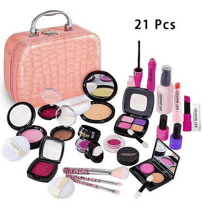 Fun Girls Makeup Kit With Lip Gloss Nail Polish