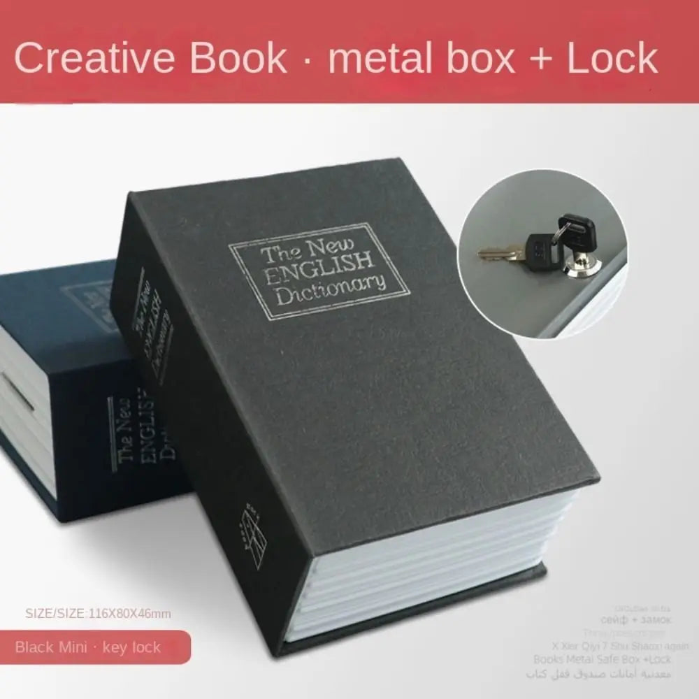 Hidden Safe Book Box with Lock