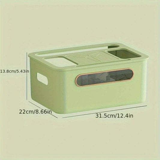 Compact Wi-Fi Router Storage Case with Cord Manager - Luxicro