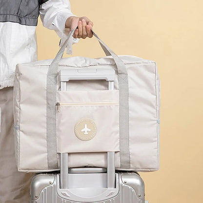 Large Collapsible Travel Bag with Multiple Compartments