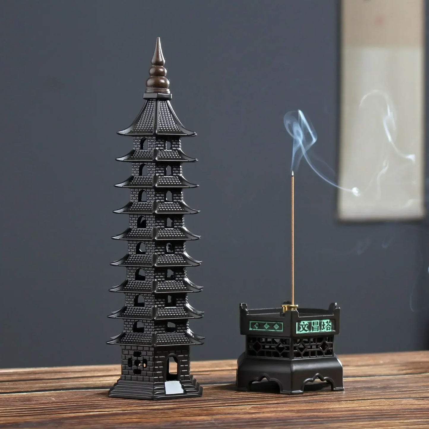 Serenity Waterfall Tower Incense Holder