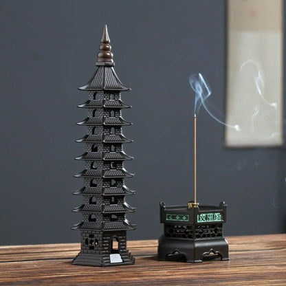 Serenity Waterfall Tower Incense Holder