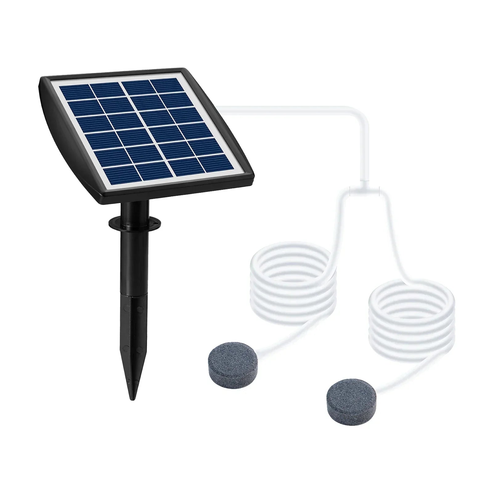 Outdoor Solar Powered Pond Aerator Kit - Luxicro