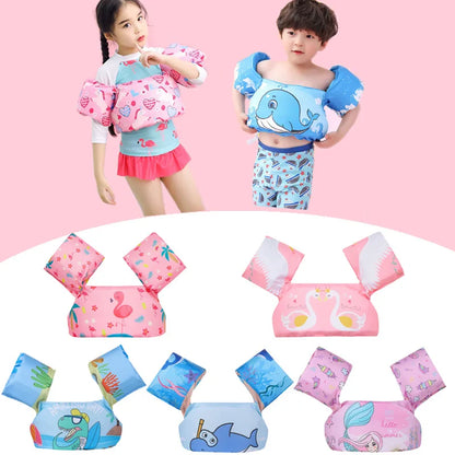 Kids Swim Vest with Arm Floats Adjustable Life Jacket