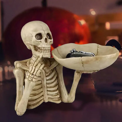 Dark Decorative Skull Tray