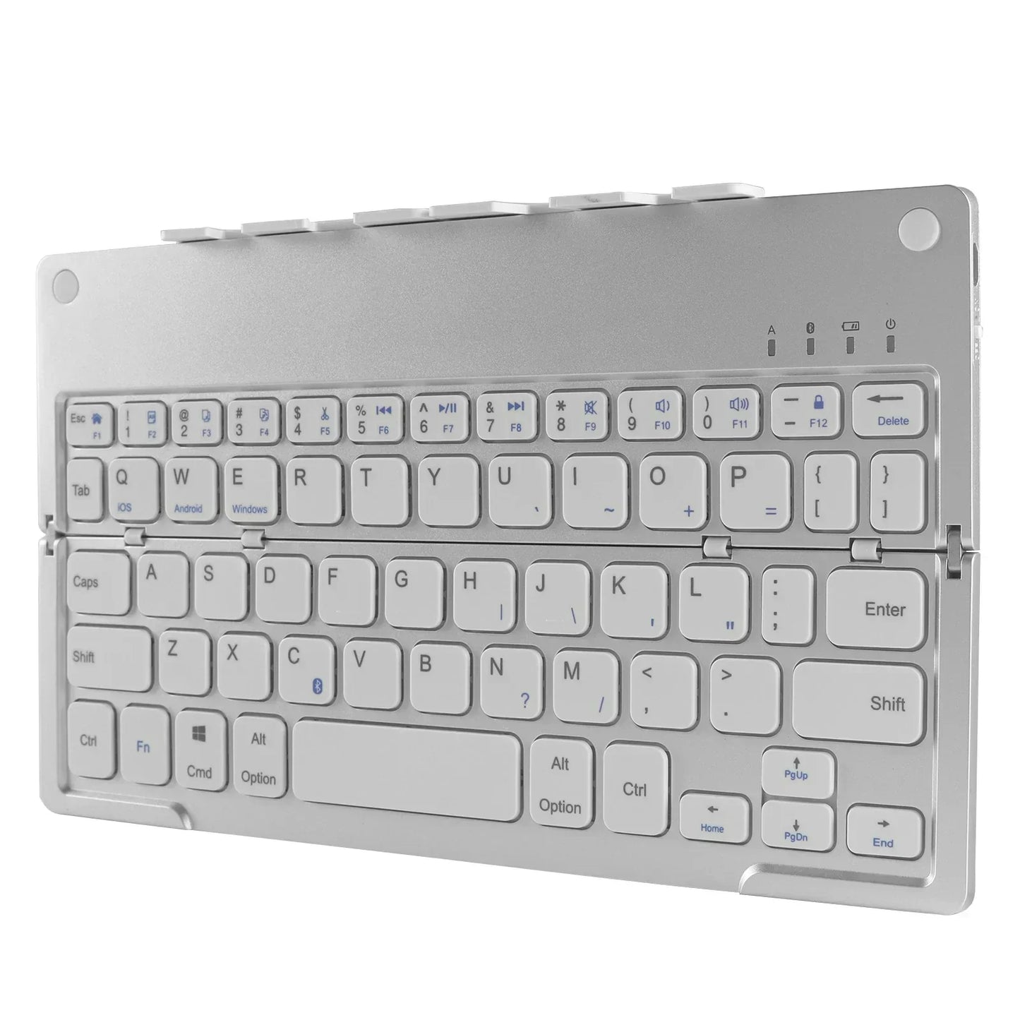 Foldable Mini Wireless Keyboard Phone Holder