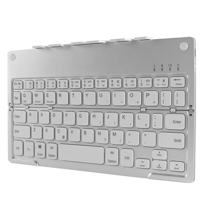 Foldable Mini Wireless Keyboard Phone Holder