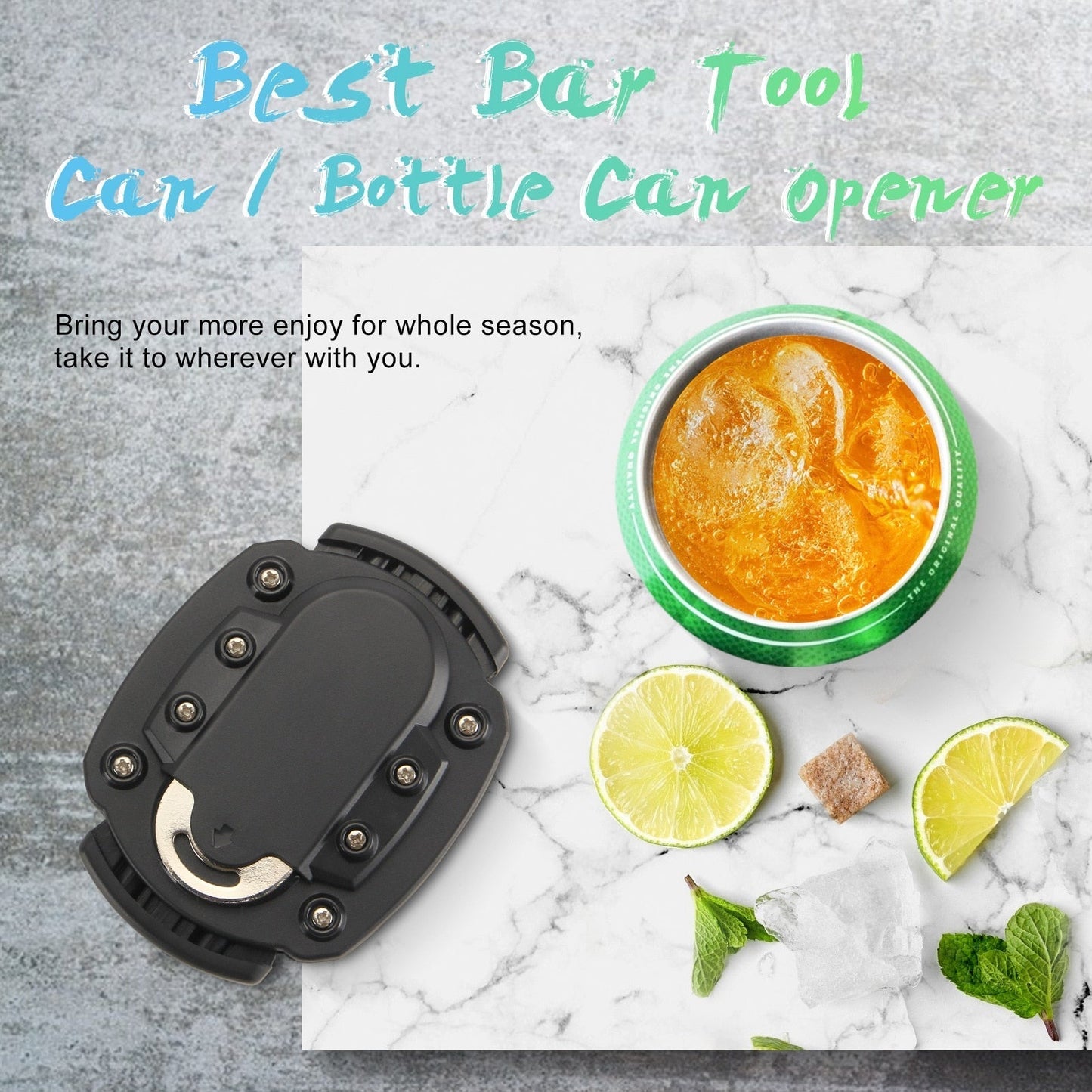 2-in-1 Easy Use Bottle Can Opener