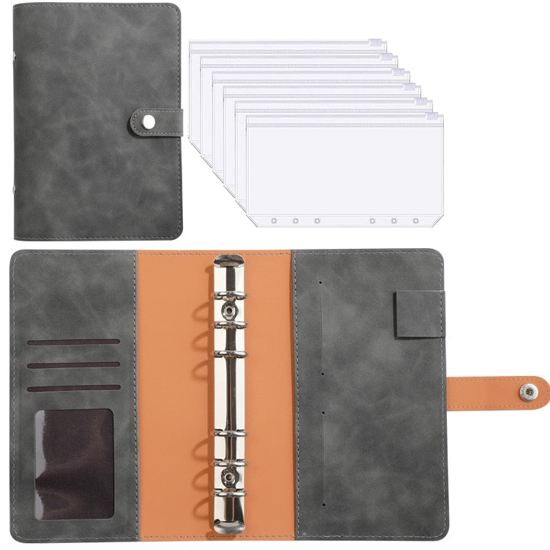 Luxury Leather Wallet Journal Planner Combo