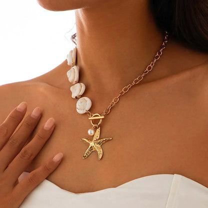 Beachy Seashell Coastal Jewelry Set