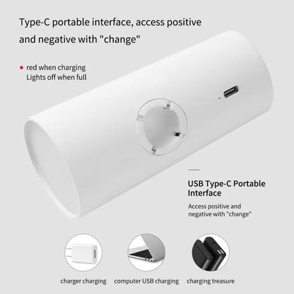 Compact LED Desk Lamp with Sensor Switch