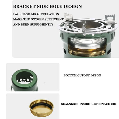 Compact Lightweight Camping Stove for Outdoor Use