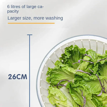 Compact Quick Spin Vegetable Dryer Container