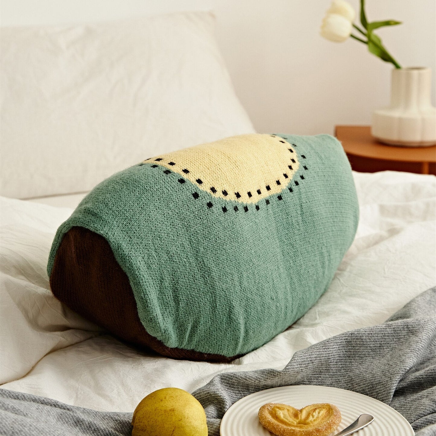Colorful Fruit Throw Pillow