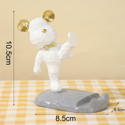 Cute Small Phone Bear Holder Stand - Luxicro