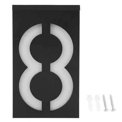 Wireless Solar Powered Address Lamp