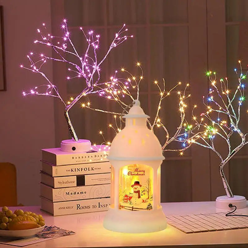 Colorful Christmas LED Santa Lights